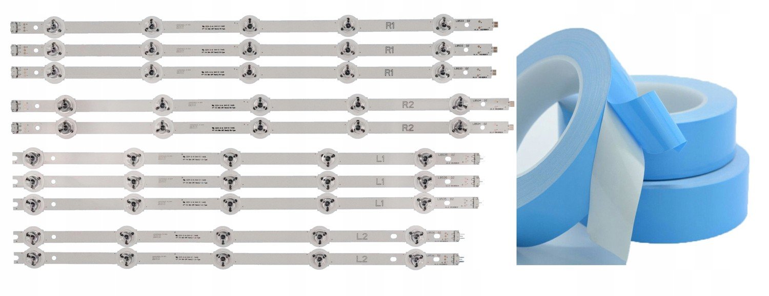 Led lišty Panasonic TX-47ASE650 TX-47ASM651