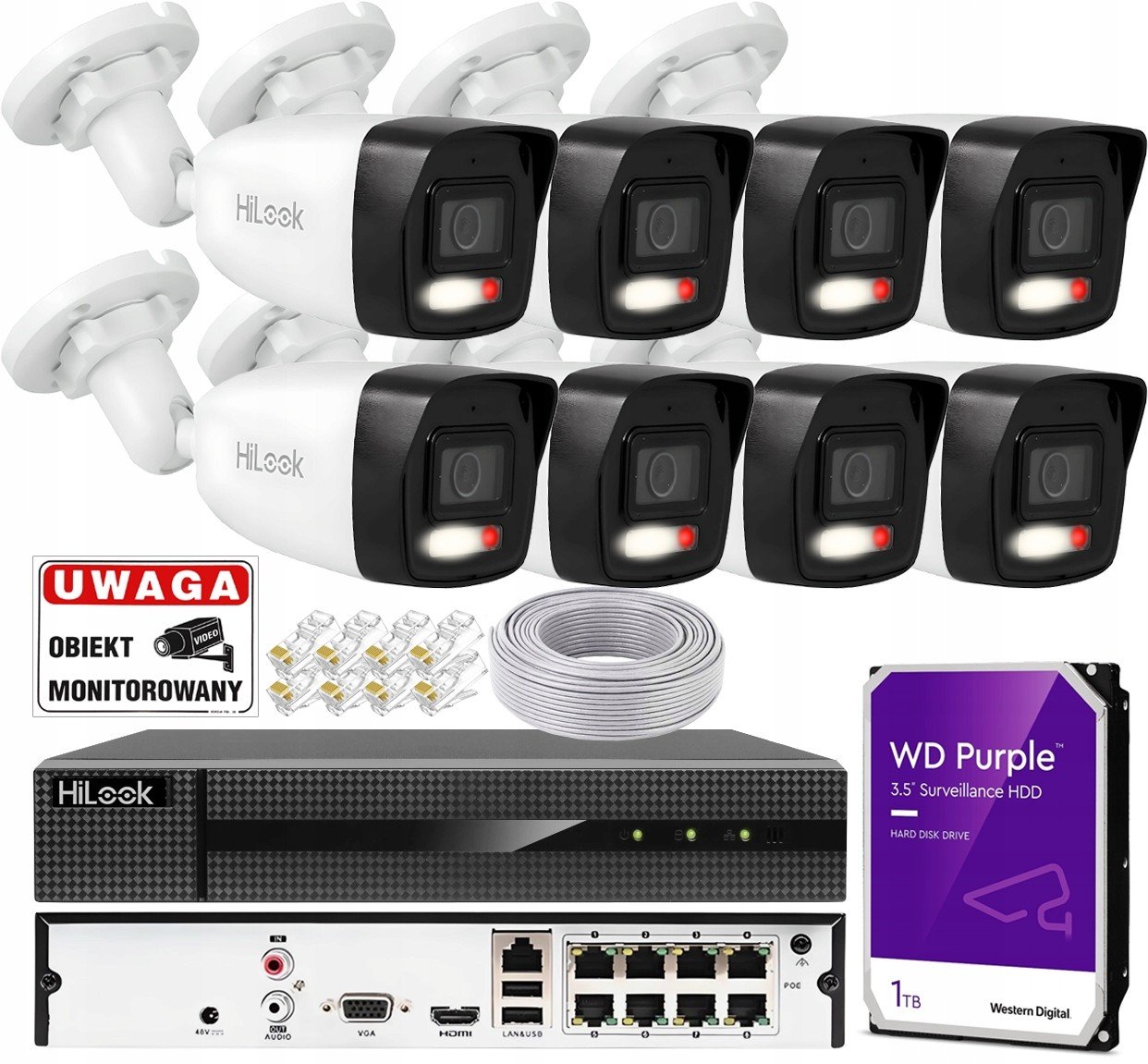 Ip kamera Hikvision 4MPx Monitoring Dual Light Poe