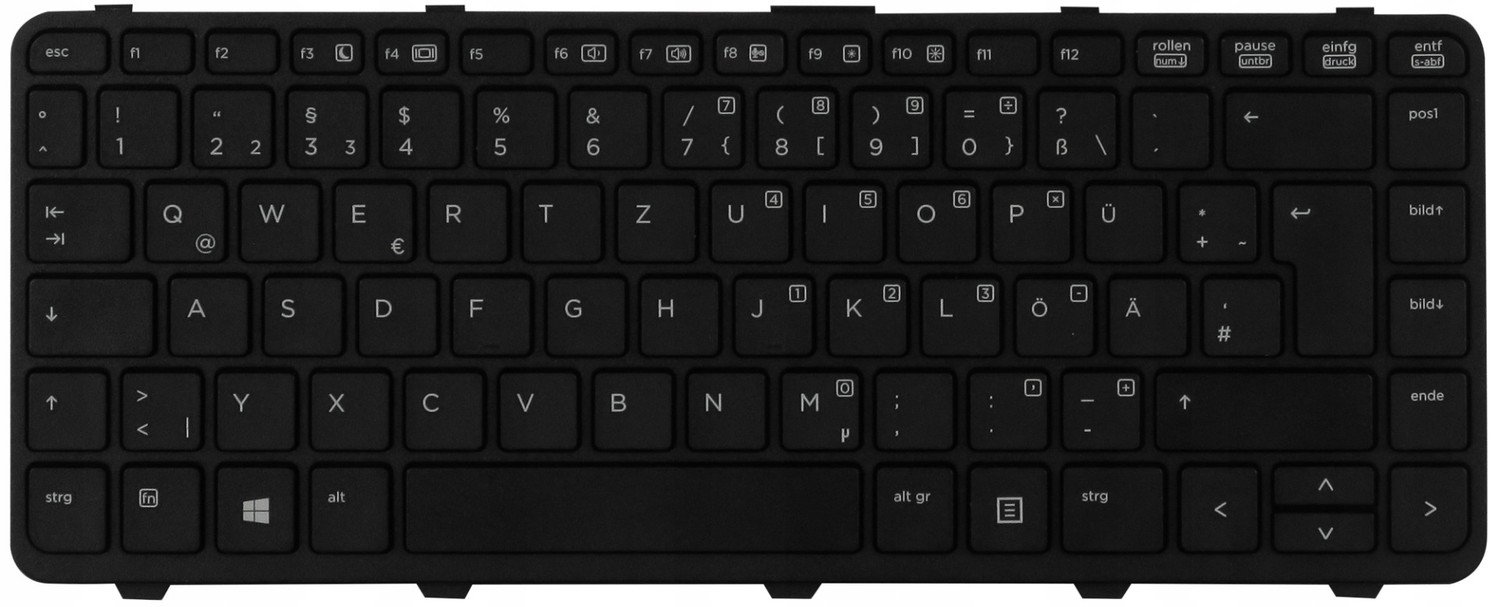 Hp 736652-041 738687-041 Qwertz ProBook 640 440 G0