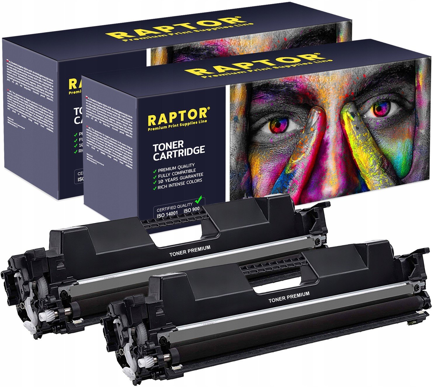 2x Toner pro Hp 17A CF217A M130a M102w M102a M132fn