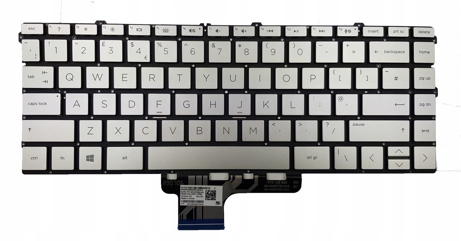 Hp Spectre 13-AW klávesnice Uk podsvícení