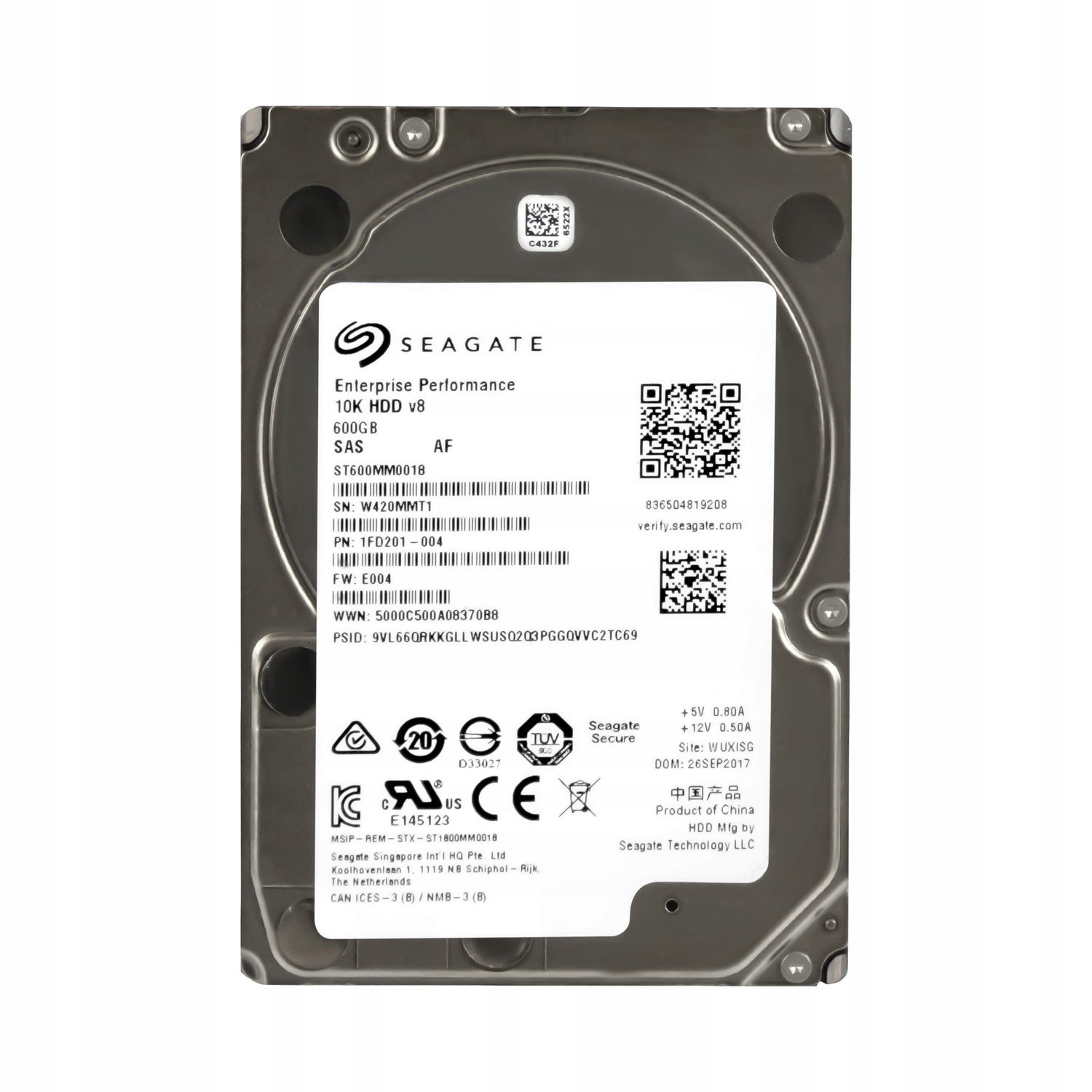 Seagate 600GB 10K 128MB SAS-3 2,5'' ST600MM0018