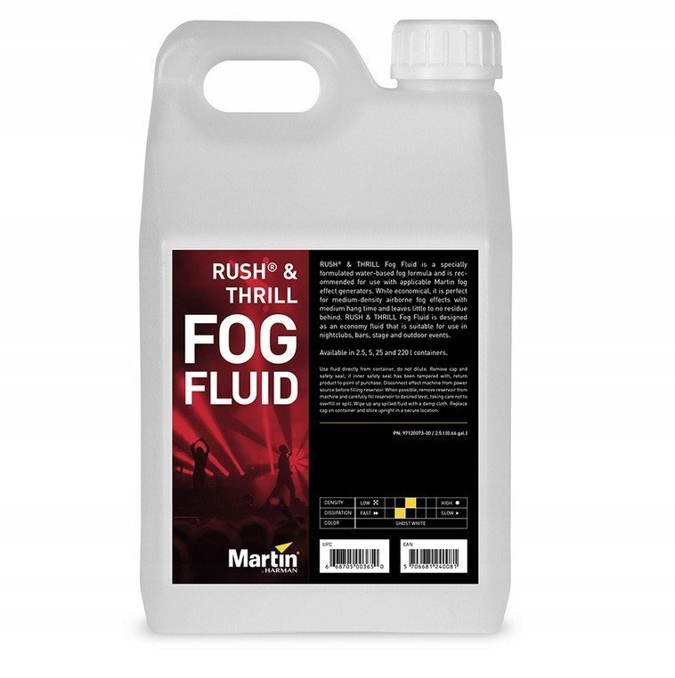 Martin Rush & Thrill Fog Fluid kouřová kapalina