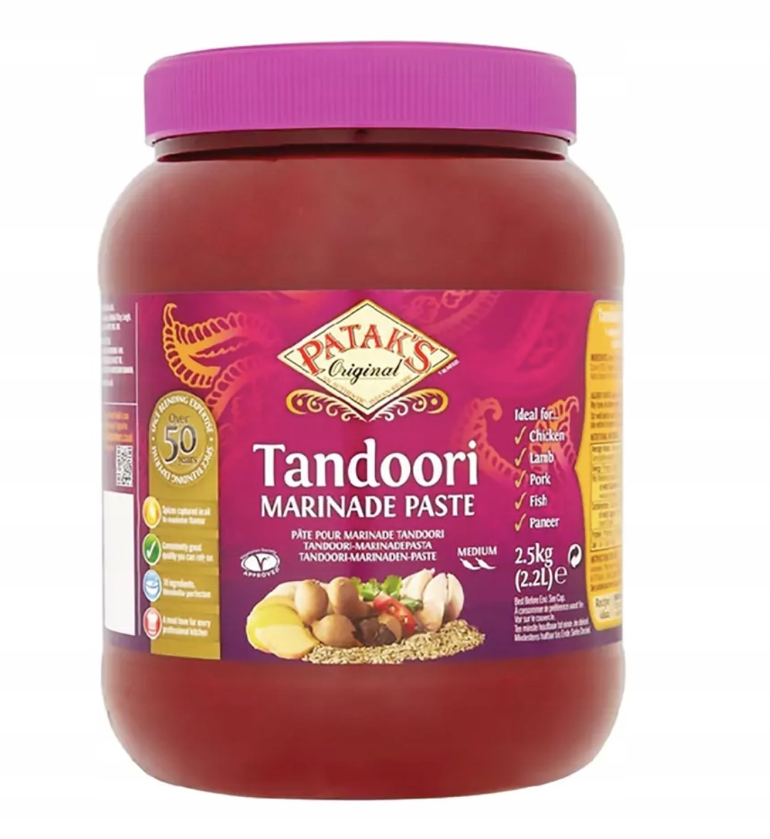 Patak's Original Tandoori pasta na marinádu 2.5kg