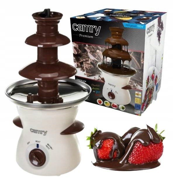 Čokoládová Fontána 3 Úrovně 0,5L Fondue 190W