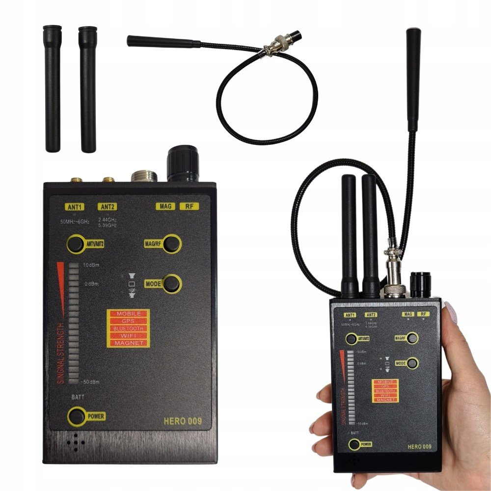 Profesionální Detektor Odposlechů Gps Gsm Kamer