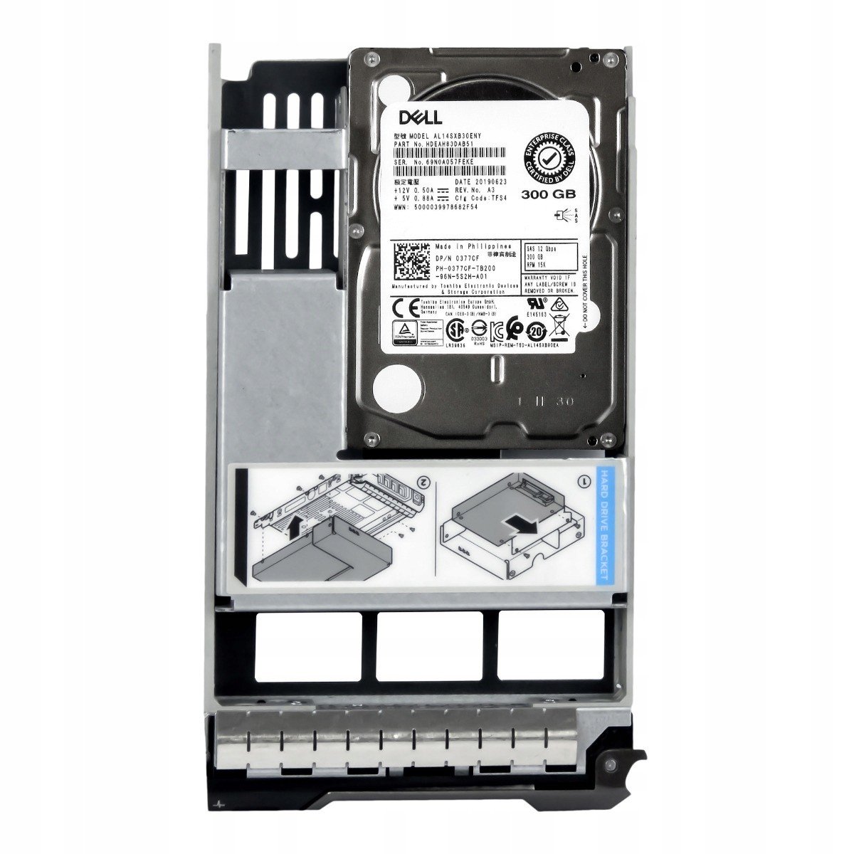 Dell 0377CF 300GB 15K 128MB SAS-3 3.5 AL14SXB30ENY