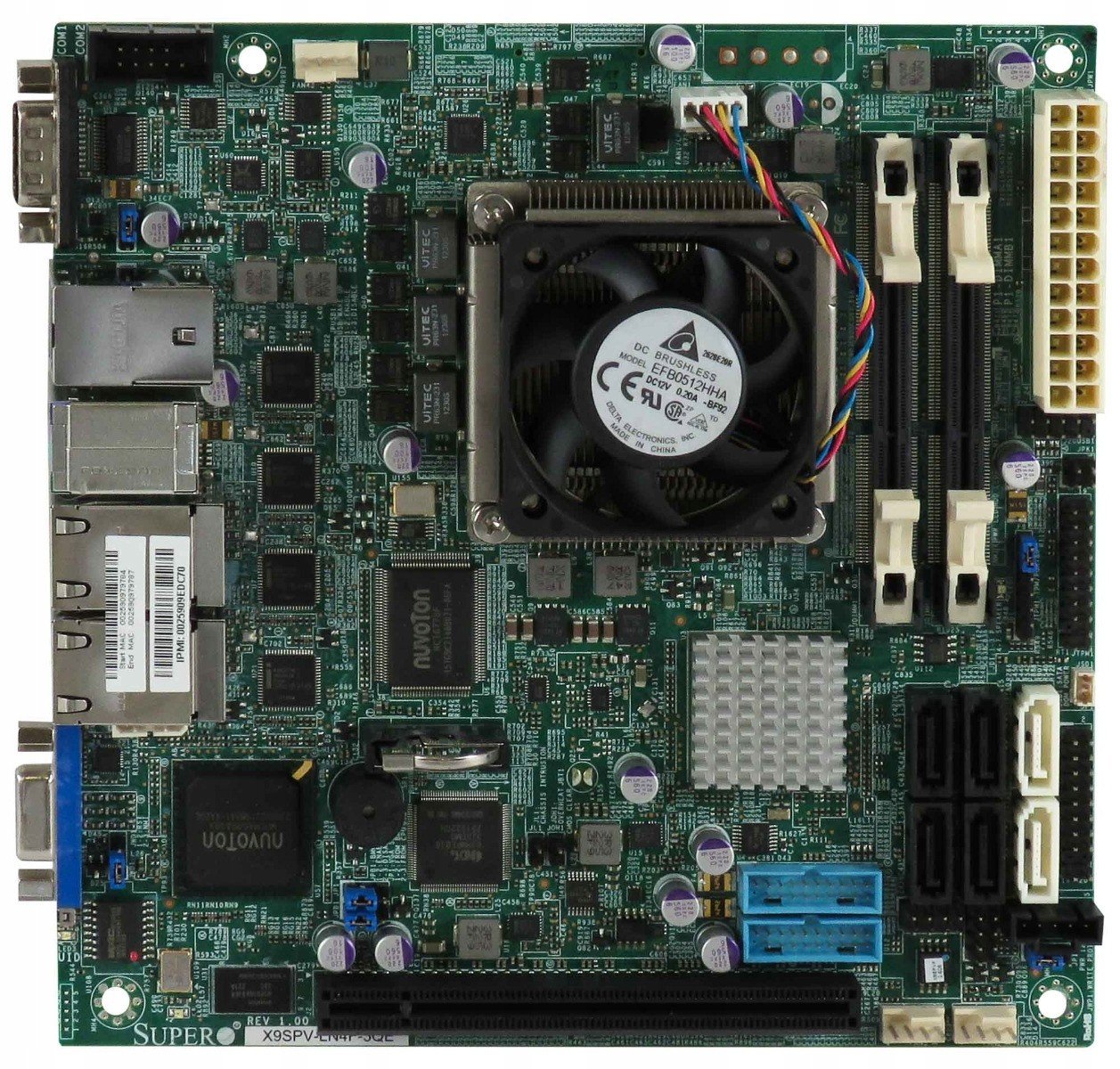 Supermicro X9SPV-LN4F-3QE i7-3612QE DDR3 Mini-ITX