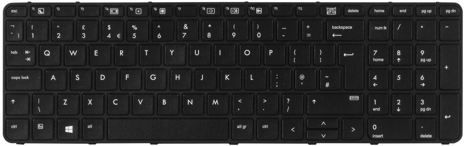 Hp 841136-031 831021-031 Qwerty Uk ProBook 650 G1