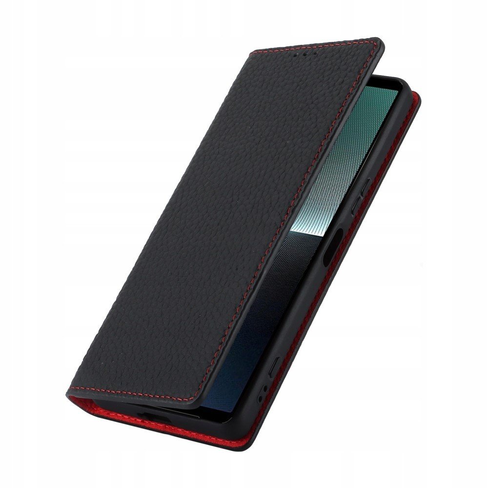 Flipové kožené pouzdro pro Sony Xperia 1 V, Pouzdro