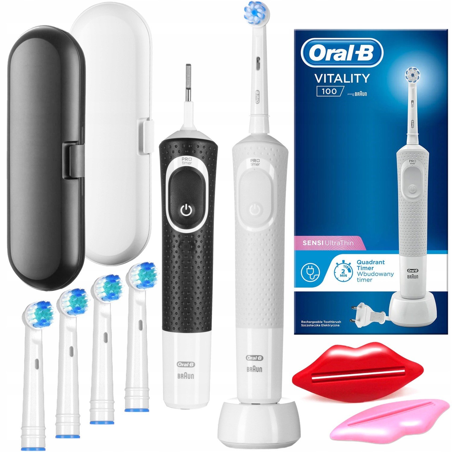 2 elektrické kartáčky Oral-B Vitality Set