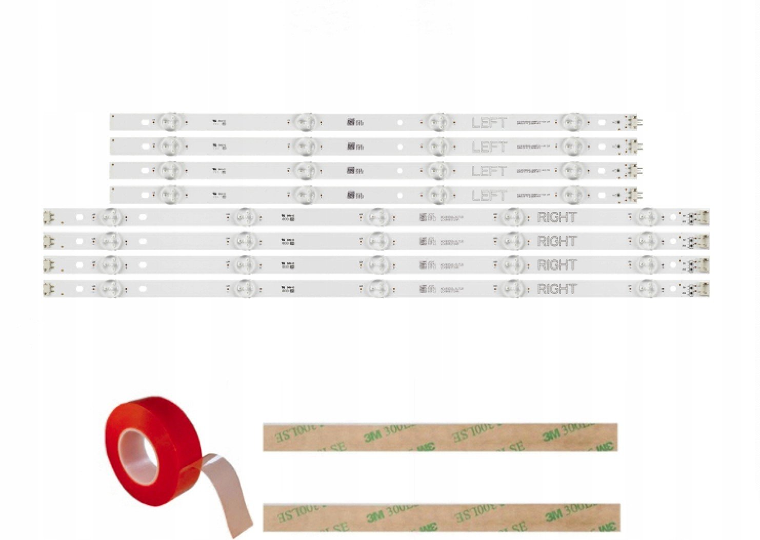 Led Lišty Lg 49LF510V 49UJ630V 49UJ635V Hliník