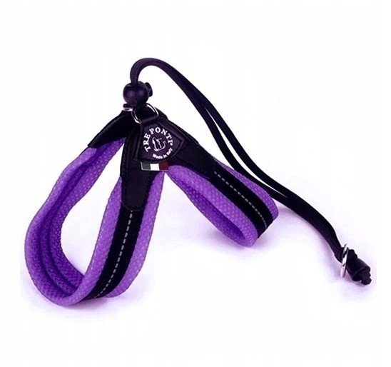 Tre Ponti Postroj pro kočky Psa Mesh 3 Lilac