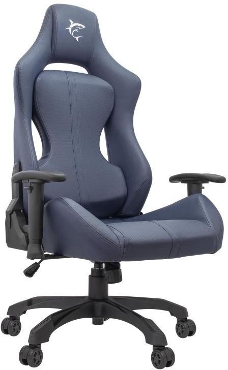 White Shark Herní křeslo MONZA-BLUE, modrá (MONZA-BL)