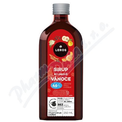 Leros Sirup Bylinkové Vánoce 250 ml