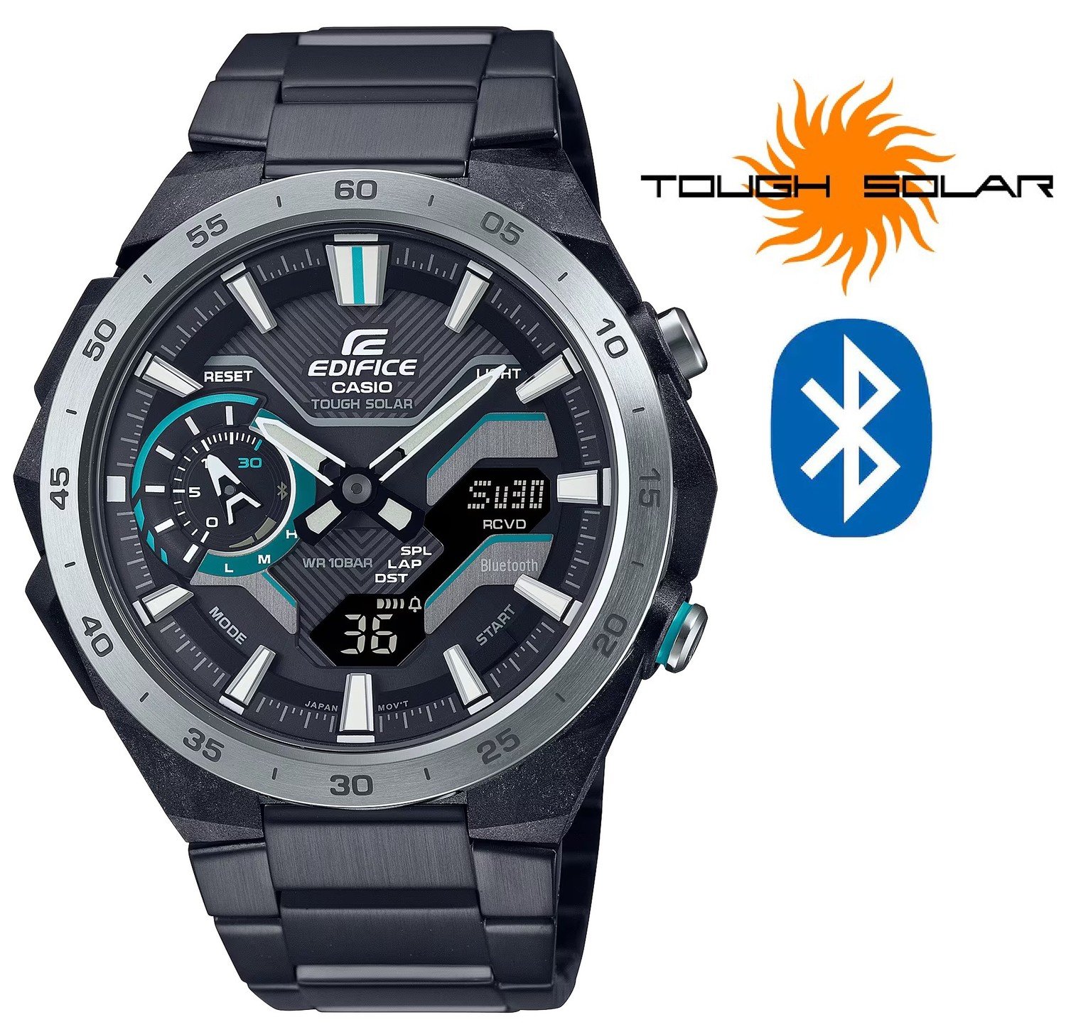 Casio Edifice Windflow Bluetooth Connected Solar ECB-2200DD-1AEF (000)