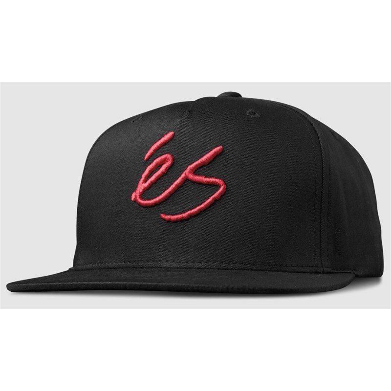 kšiltovka ES - Script Snapback Black (001)