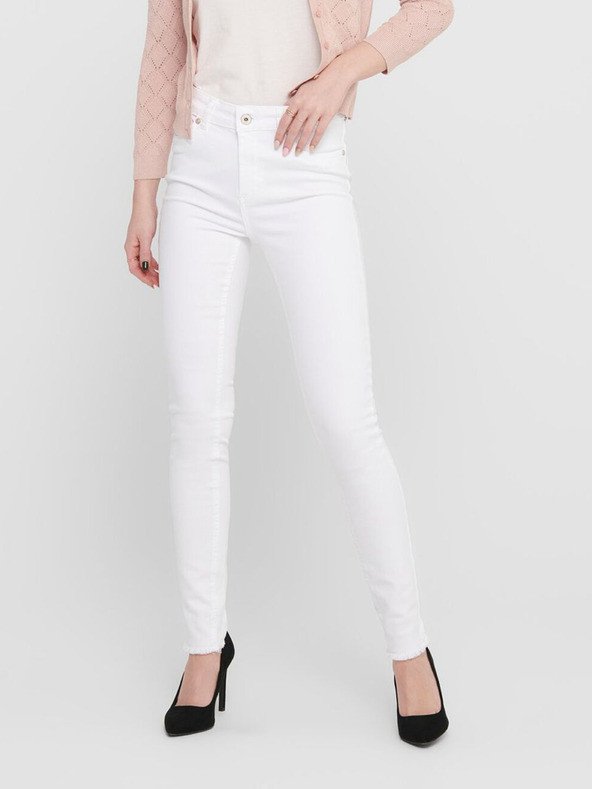 ONLY Blush Jeans Bílá