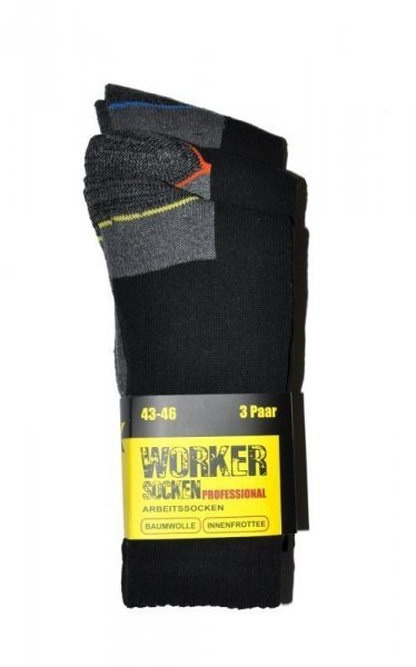 WiK 17181 Worker Professional A'3 Pánské ponožky 39-42 černá