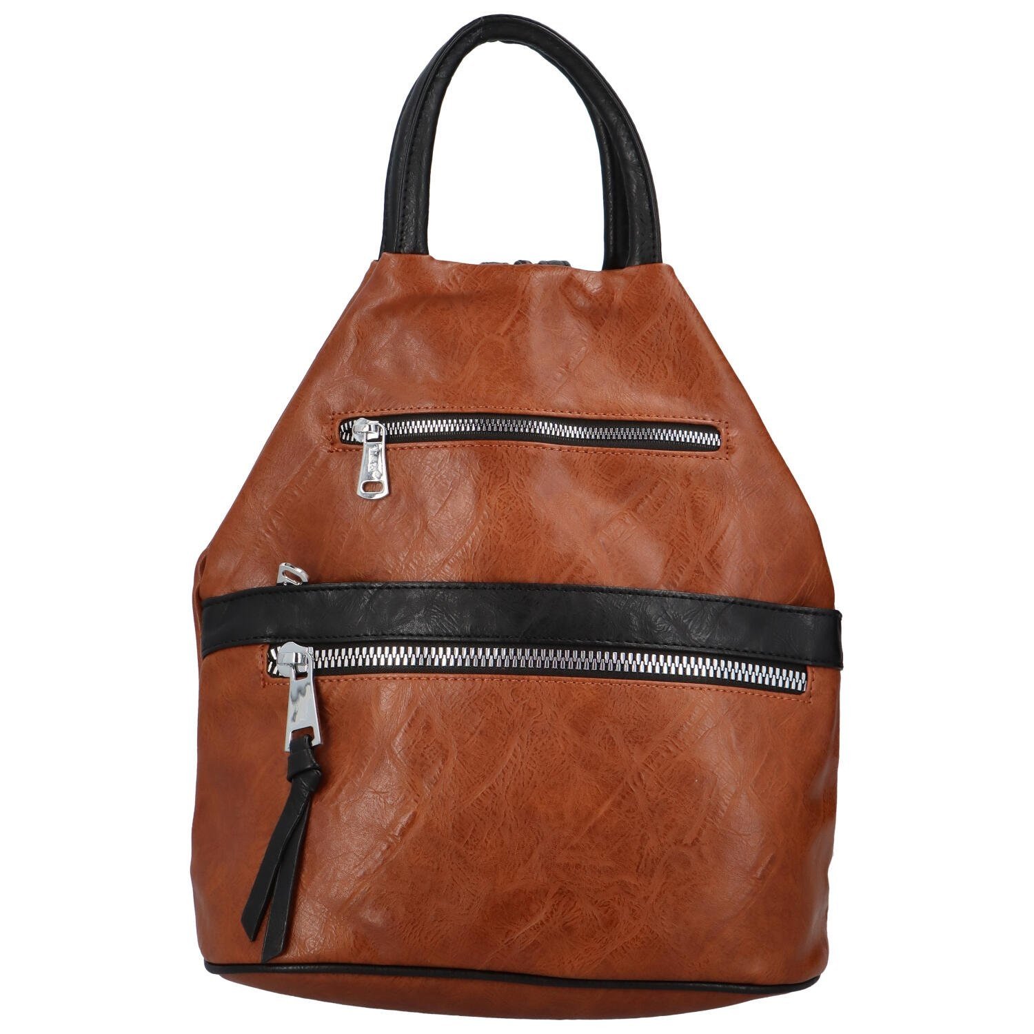 Stylový dámský batoh Zendy, hnědá
