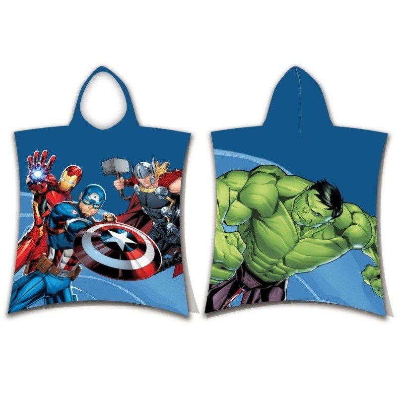 Jerry Fabrics Osuška - pončo Avengers Hero bavlna-froté 50x115 cm