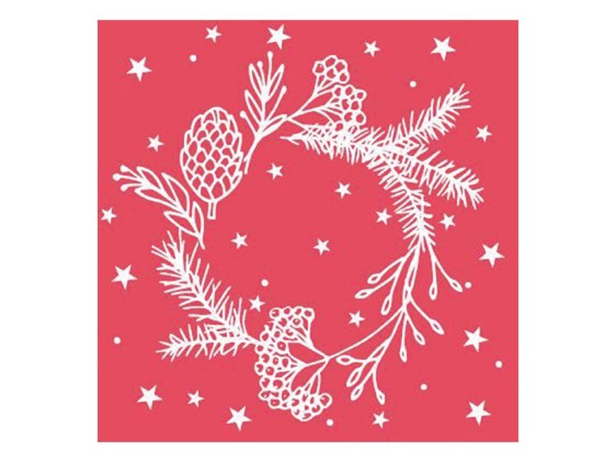 MFP 2011033 Ubrousek P 33x33 vánoční MES101081