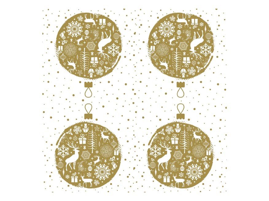 MFP 2011037 Ubrousek P 33x33 vánoční MES101221