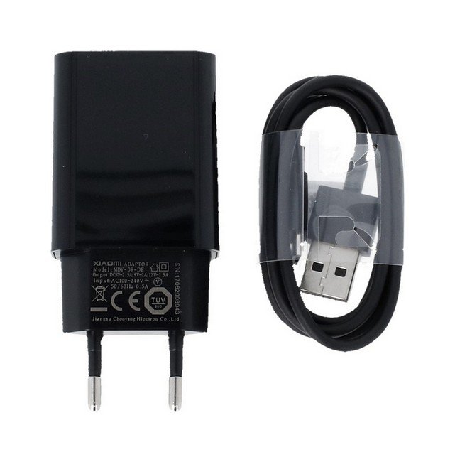 Originální nabíječka Xiaomi MDY-08-DF + micro USB datový kabel černá 2A 53165