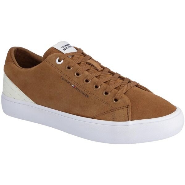 Tommy Hilfiger HI VULC CORE LOW SUEDE Pánské tenisky, hnědá, velikost 40