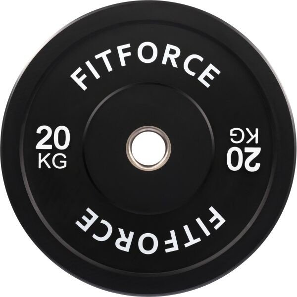 Fitforce PLRO 20 KG x 50 MM Nakládací kotouč, černá, velikost 20 KG