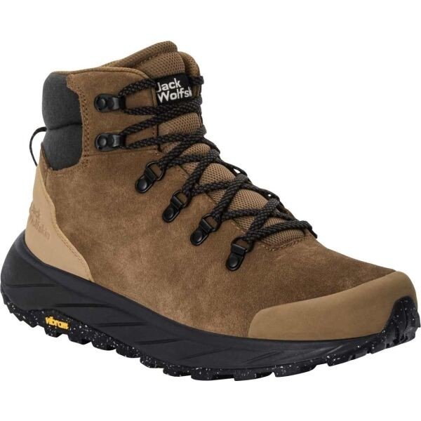 Jack Wolfskin TERRAVENTURE URBAN MID M Pánská outdoorová obuv, hnědá, velikost 45