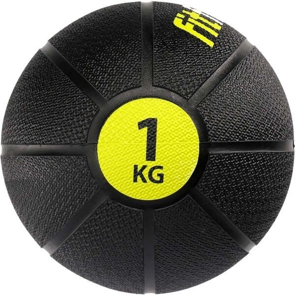 Fitforce MEDICINE BALL 1 KG Medicinbal, černá, velikost 1 KG