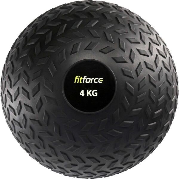 Fitforce SLAM BALL 4 KG Medicinbal, černá, velikost 4 KG