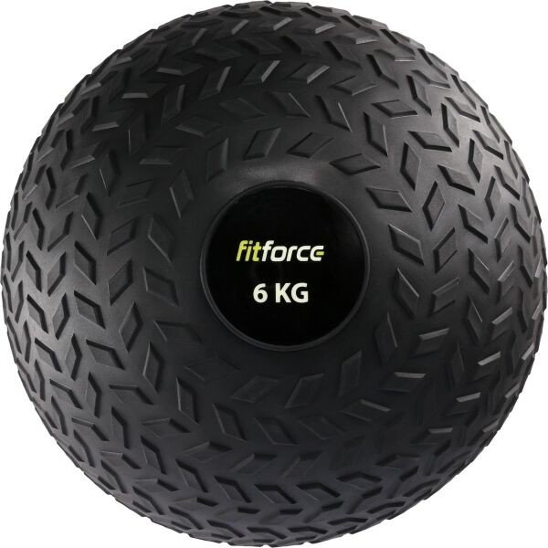 Fitforce SLAM BALL 6 KG Medicinbal, černá, velikost 6 KG