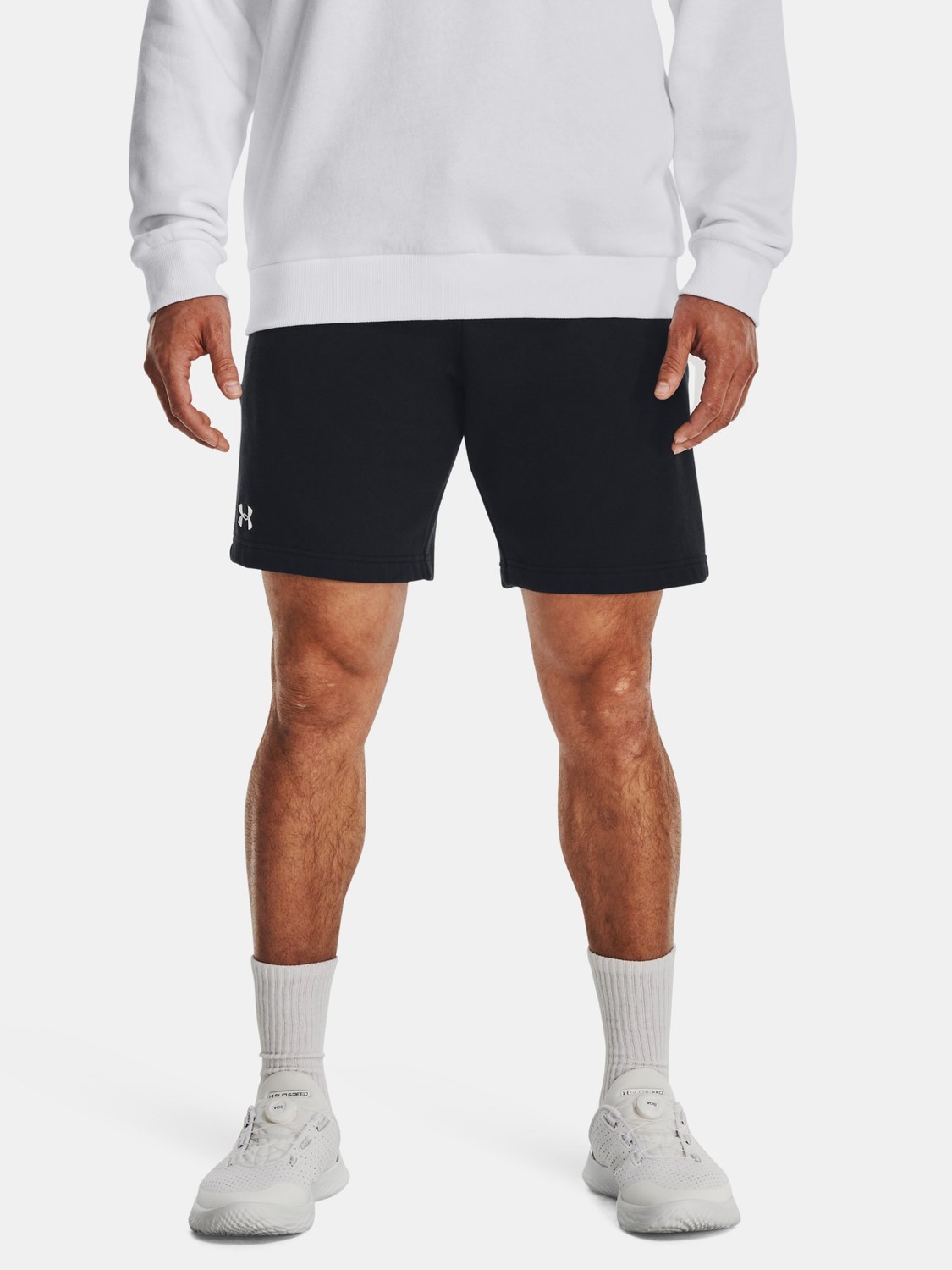 Under Armour Kraťasy UA Rival Fleece Shorts-BLK - Pánské