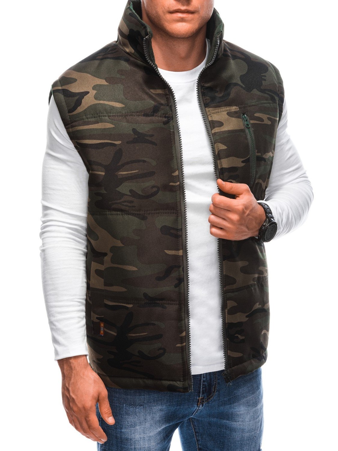 Edoti Men's quilted vest