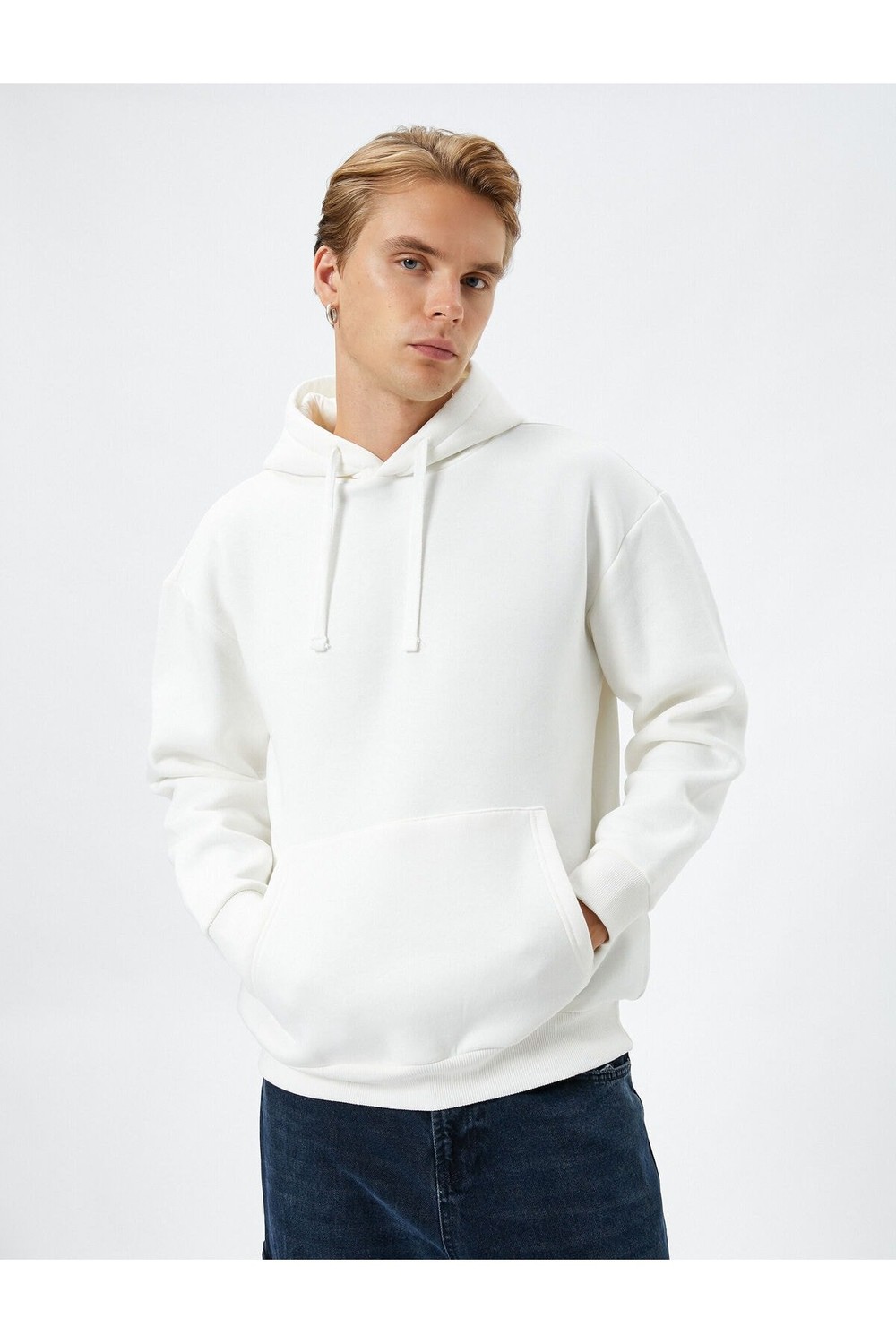 Koton Hooded Sweatshirt Kangaroo Pocket Detailed Long Sleeve