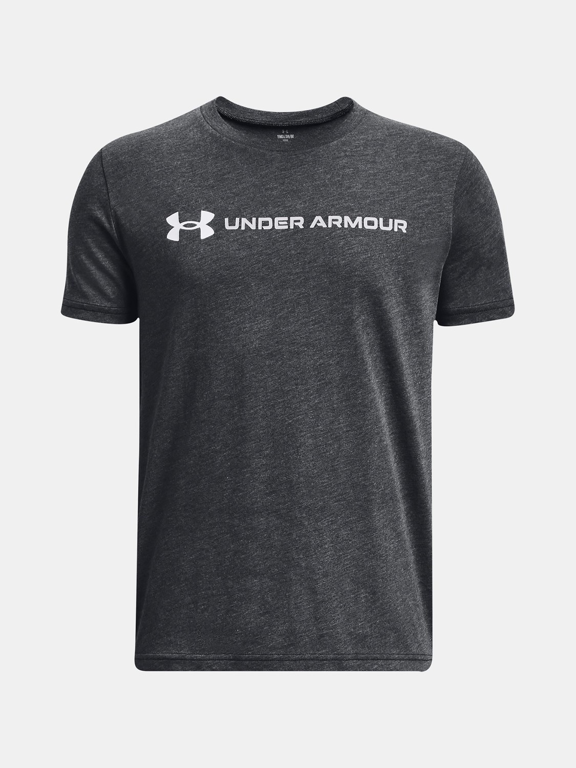 Under Armour Tričko UA B LOGO WORDMARK SS-BLK - Kluci