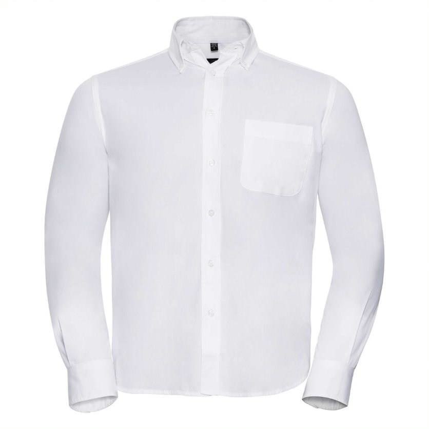 Men's classic long sleeve shirt R916M 100% cotton twill 130g