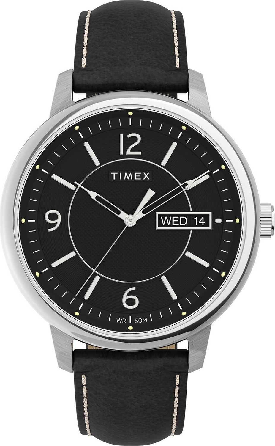 Hodinky Timex Chicago TW2V29200 Black/Silver