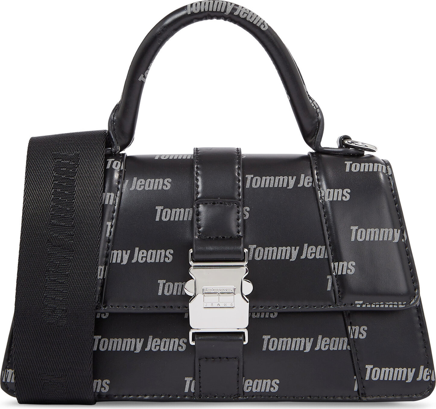 Kabelka Tommy Jeans Tjw Item Crossover Print AW0AW15650 Black Allover Print 0GJ