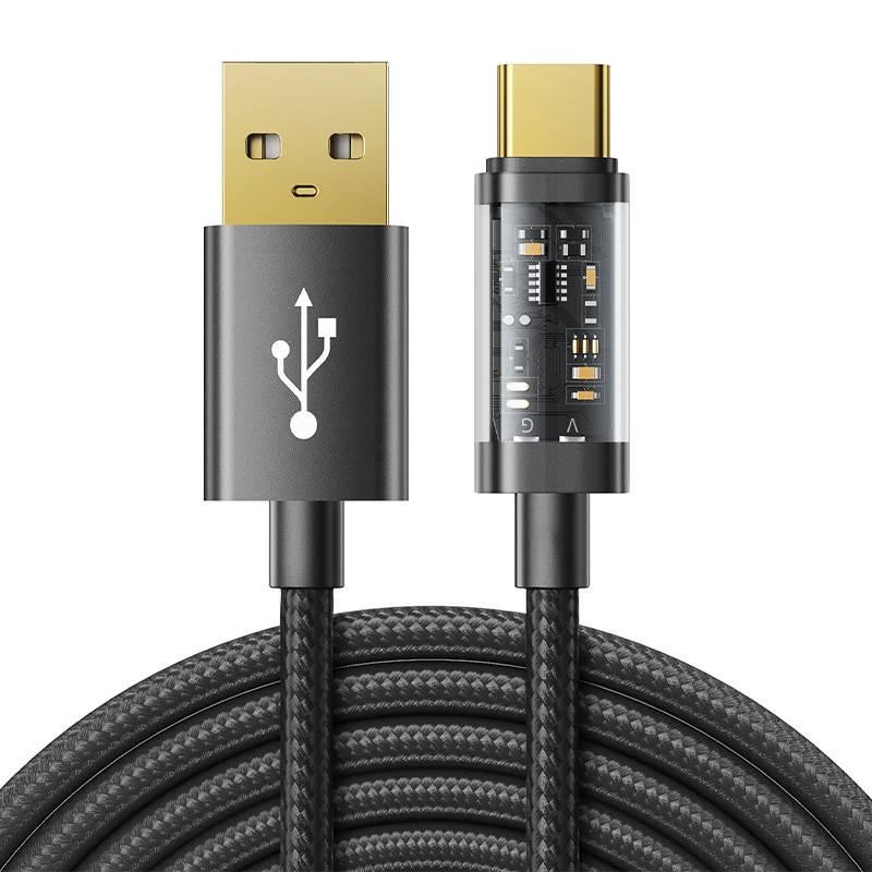 Kabel pro USB-A / Data / Typ C / 3A / 2m Joyroom S-UC027A20 (černý)