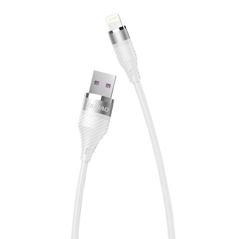 Kabel USB-Lightning Dudao L10Pro 5A, 1,23 m (bílý)