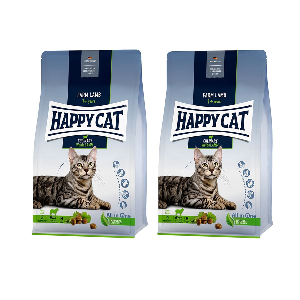 Happy Cat Culinary Adult jehněčí z pastvin 300 g + 300 g zdarma