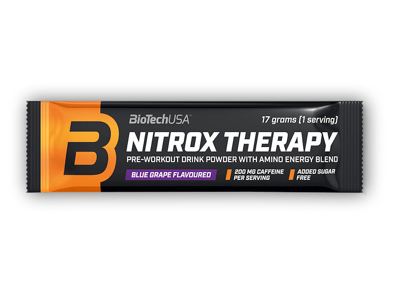 BioTech USA Nitrox Therapy 17g Varianta: modrý hrozen