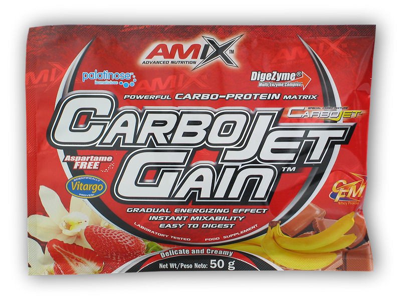 Amix CarboJet Gain 50g sáček Varianta: banana