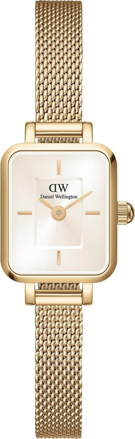 Hodinky Daniel Wellington Quadro Mini Evergold DW00100656 Gold/Gold