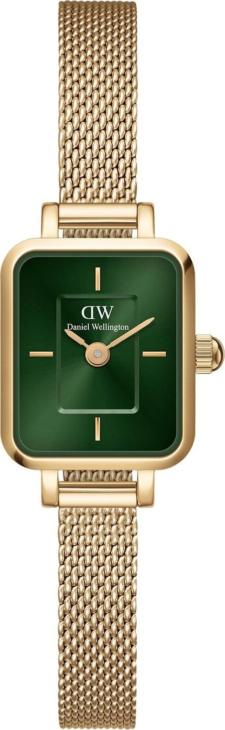 Hodinky Daniel Wellington Quadro Mini Evergold DW00100653 Gold/Gold