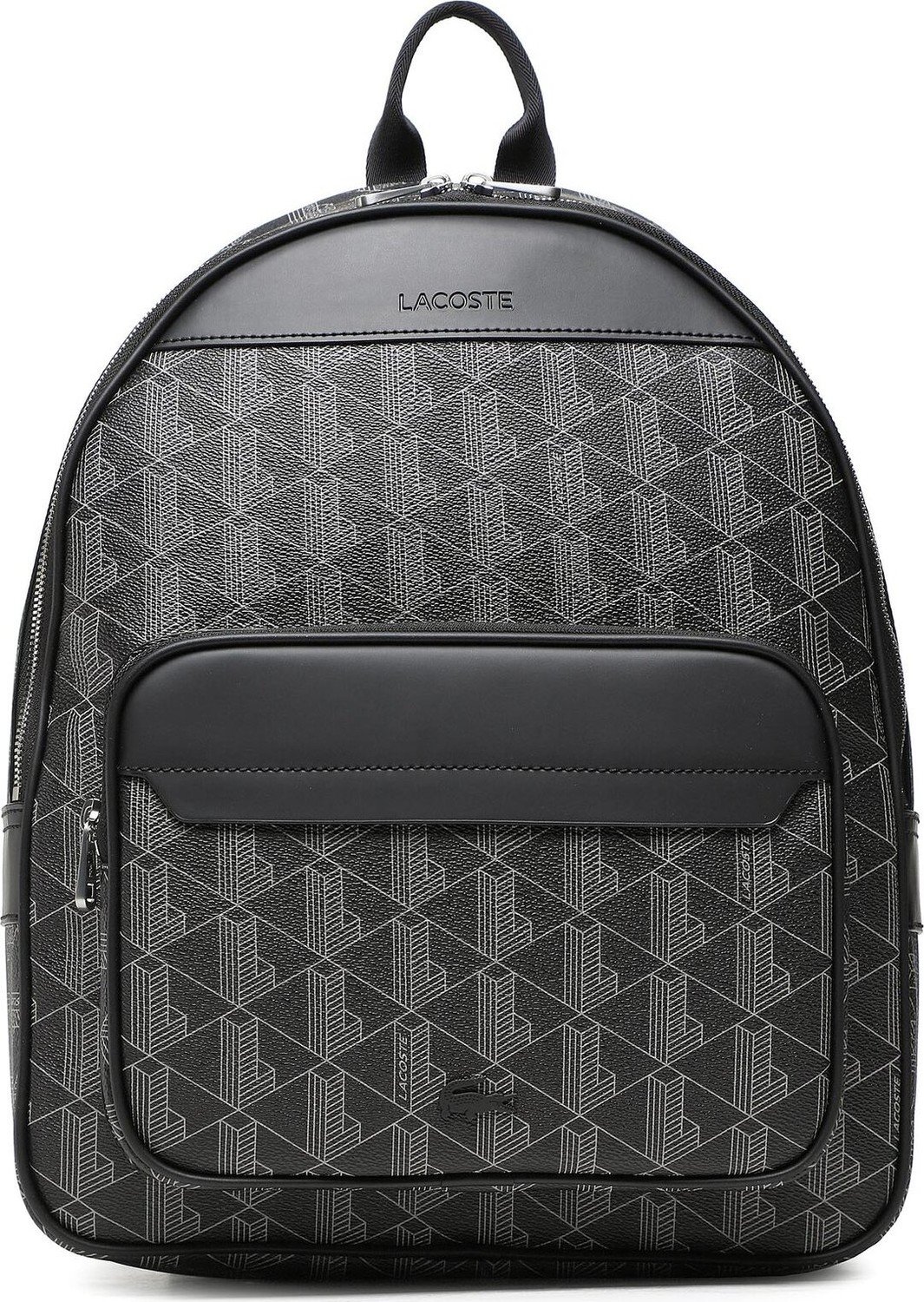 Batoh Lacoste Backpack NH3649LX Monogram Noir Gris H45