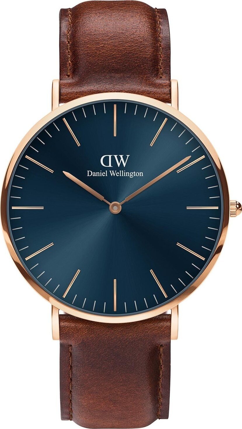 Hodinky Daniel Wellington Classic St Mawes DW00100626 Gold/Brown